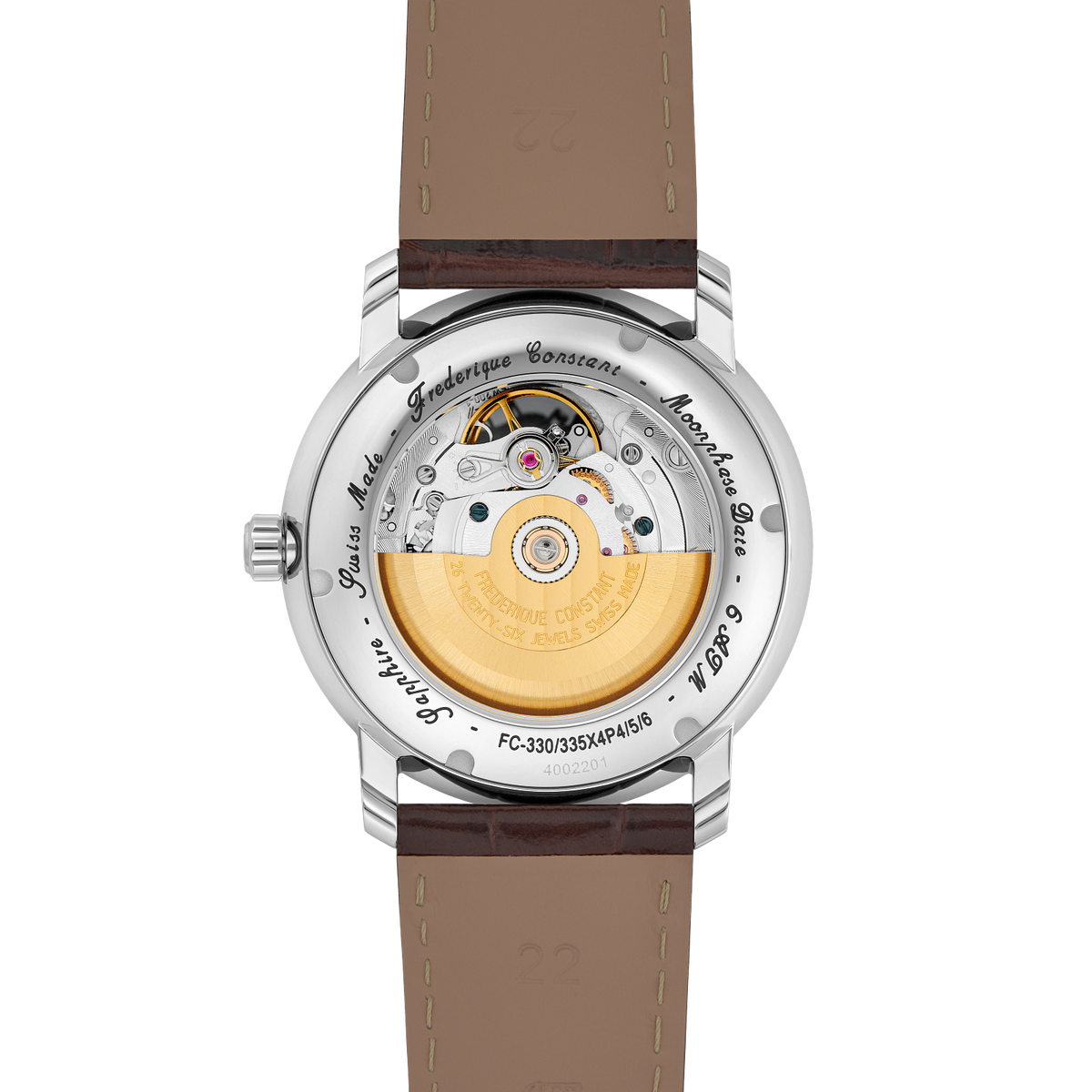 Frederique Constant Classics Heart Beat Moonphase Date Mens Watch