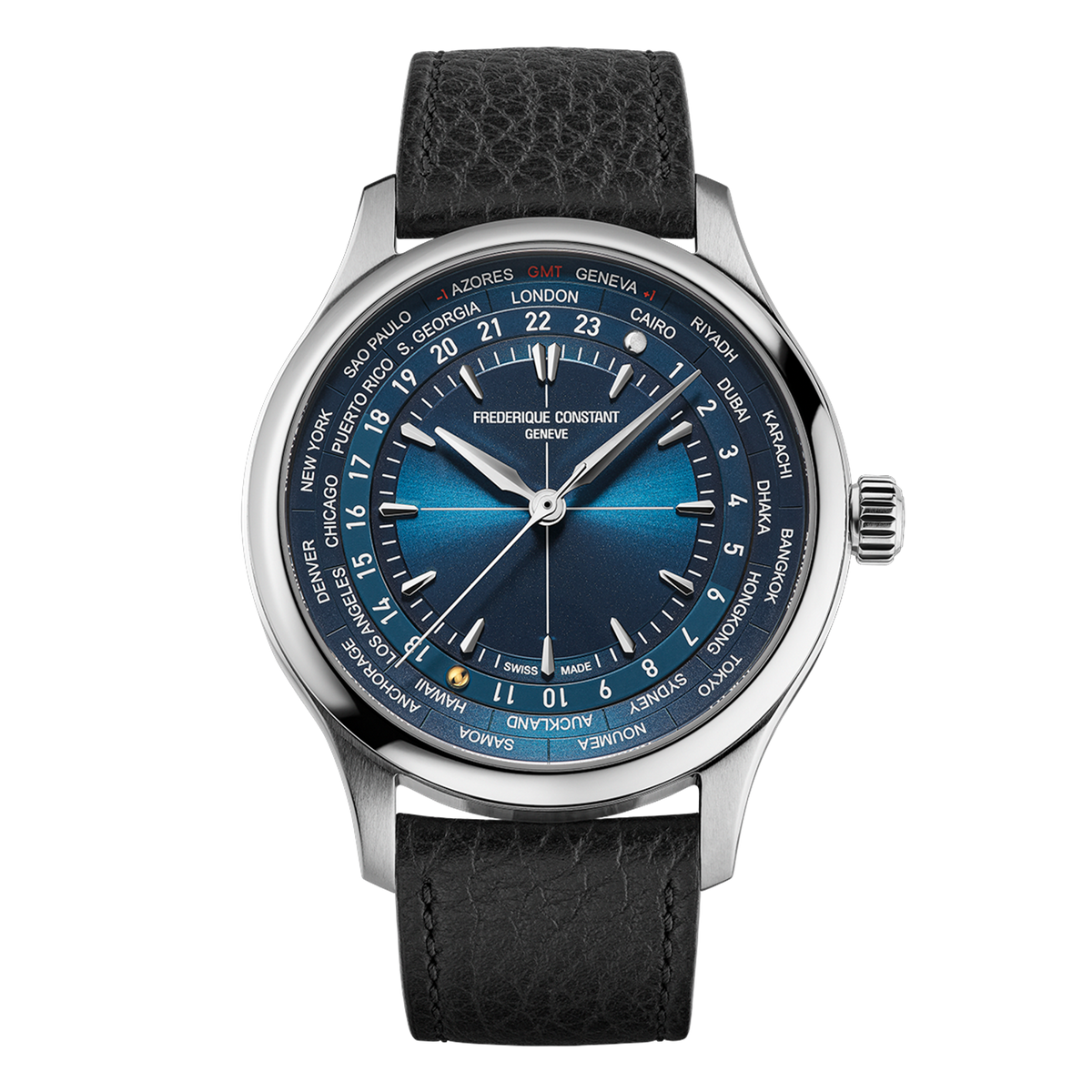 Frederique Constant New Limited Edition Manufacture Classic Worldtimer Mens Watch