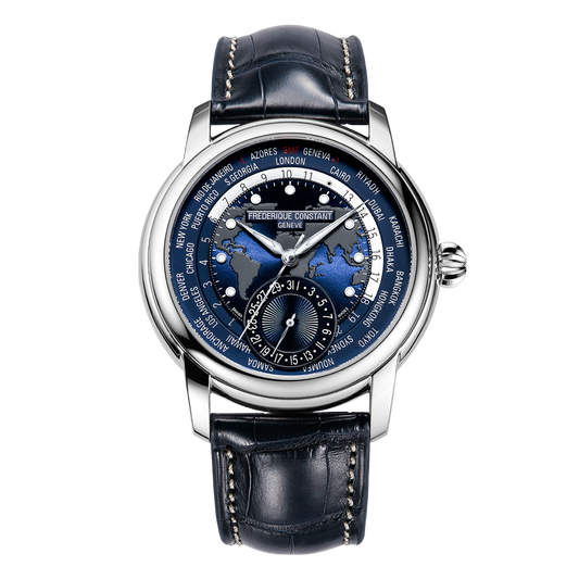 Frederique Constant Manufacture Classic Worldtimer Mens Watch