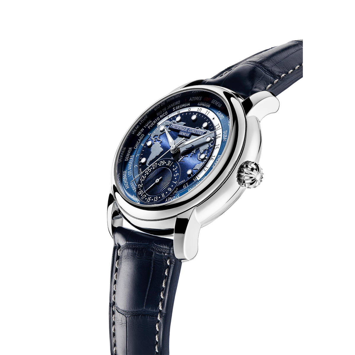 Frederique Constant Manufacture Classic Worldtimer Mens Watch
