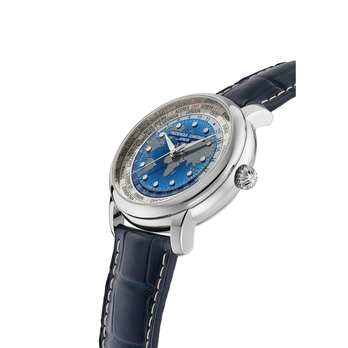 Frederique Constant Manufacture Classic Worldtimer Mens Watch
