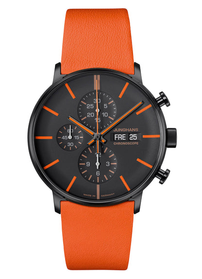 Junghans FORM A Chronoscope Orange Watch