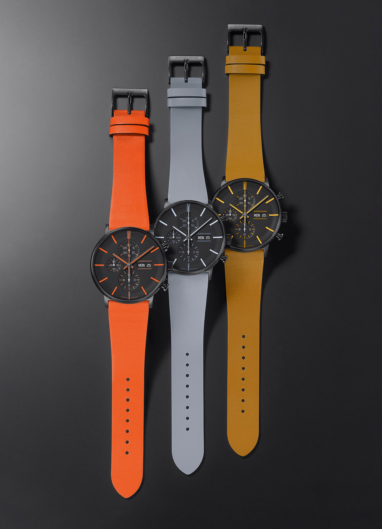 Junghans FORM A Chronoscope Orange Watch