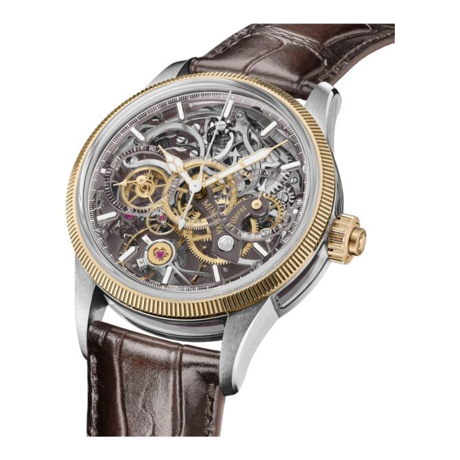 1858 The Unveiled Minerva Chronograph Limited Edition 43mm Men's Watch, Skeleton Dial