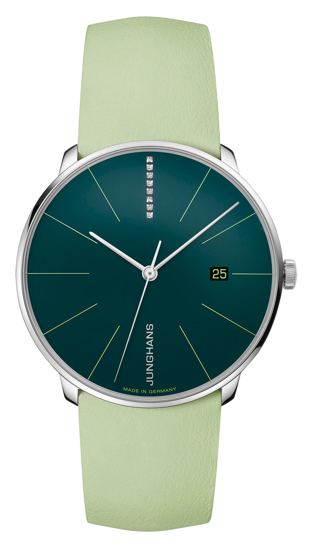 Junghans Meister fein Automatic Moss Green Watch