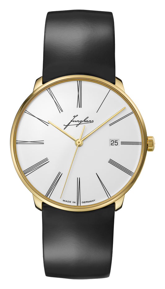 Junghans Meister fein Automatic Edition Erhard Yellow Gold Watch