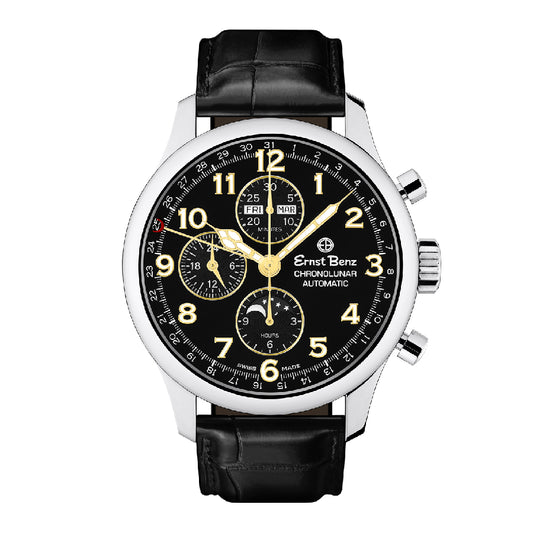 Ernst Benz Chronolunar Officer 44mm Watch