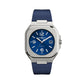 Bell & Ross BR05 Auto Blue Steel Rubber Strap Watch