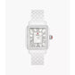 Michele Deco Madison White Ceramic Diamond Watch