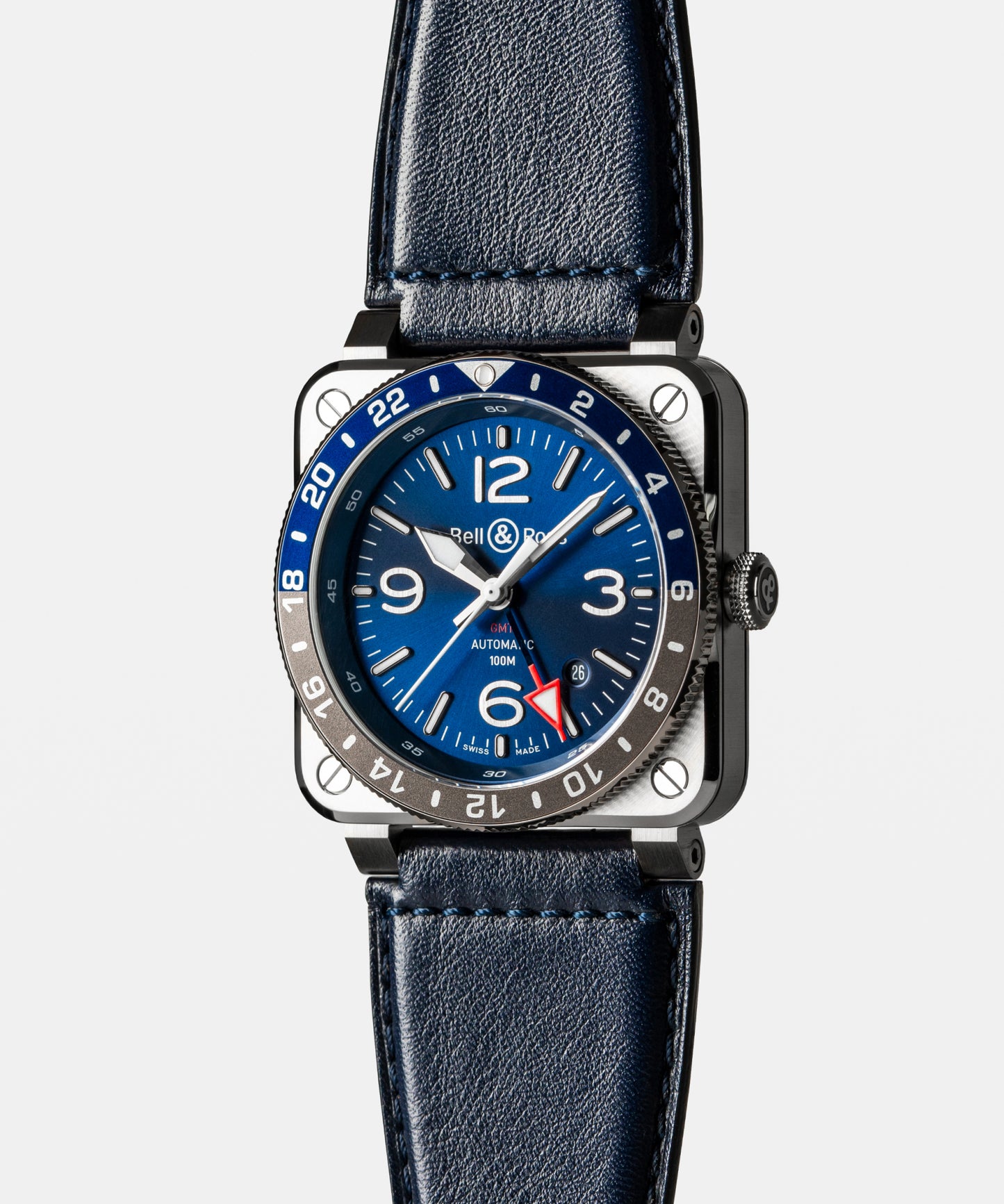 Bell & Ross BR0393 GMT Blue Watch