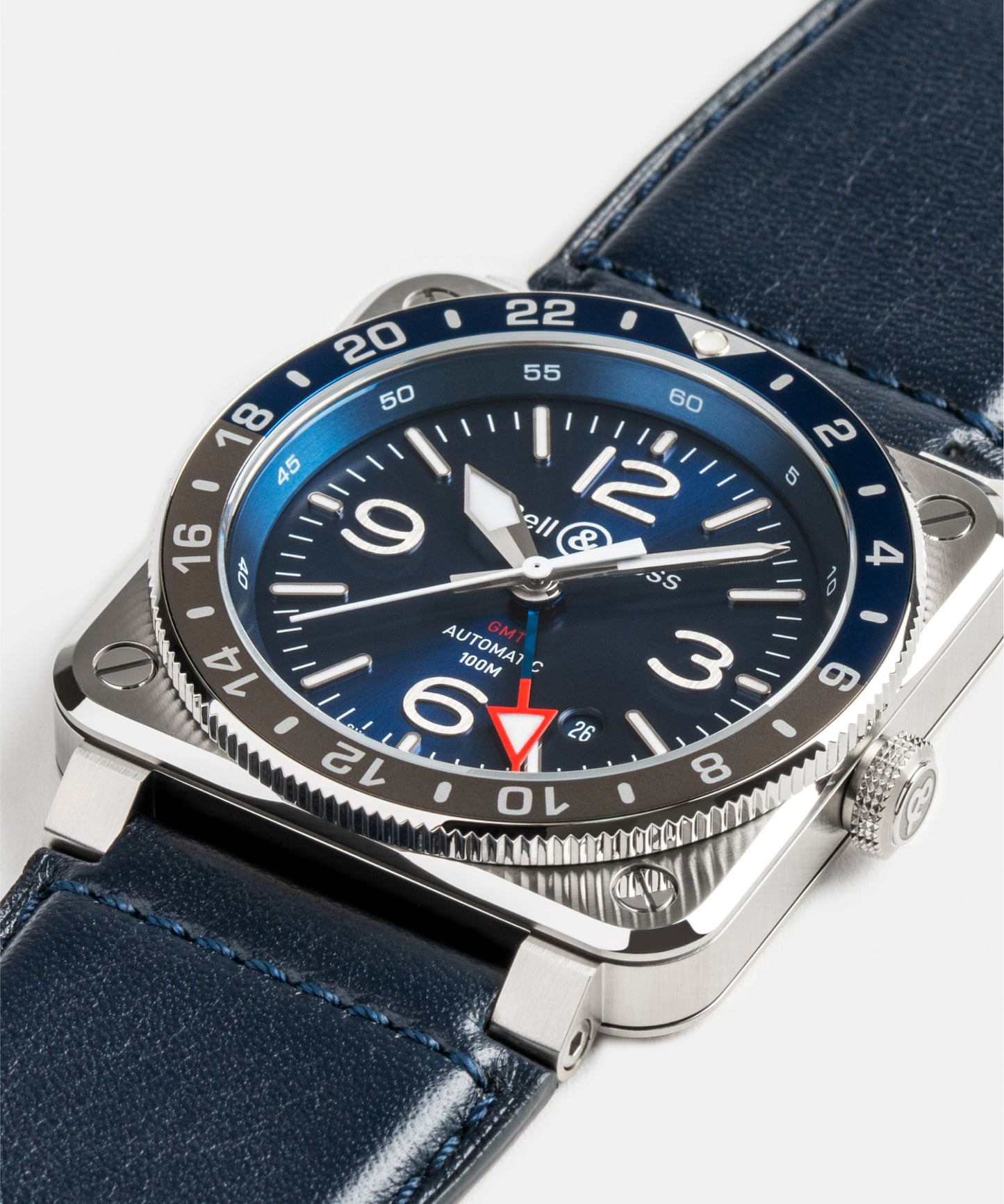 Bell & Ross BR0393 GMT Blue Watch