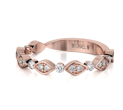 Bezel Marquise Diamond Band