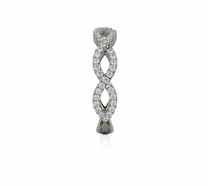 Braided Diamond Band