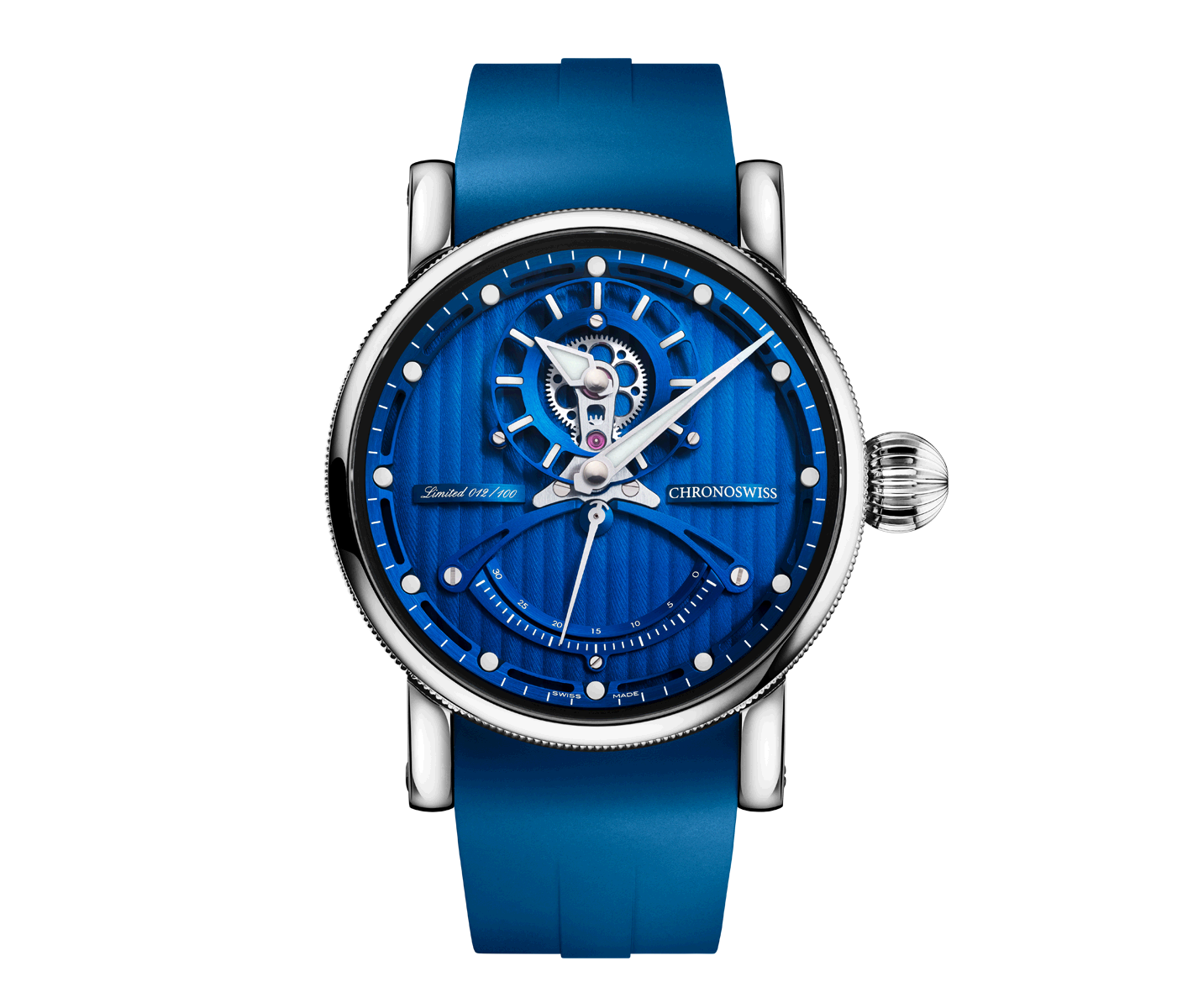 Chronoswiss ReSec Vertical Blue Watch