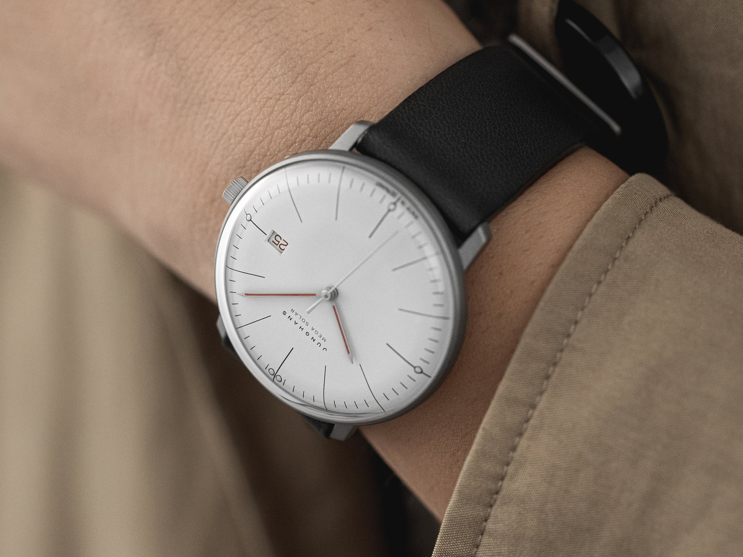 Junghans max bill MEGA Solar Bauhaus Watch