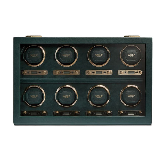 WOLF BRITISH RACING 8 PIECE WATCH WINDER