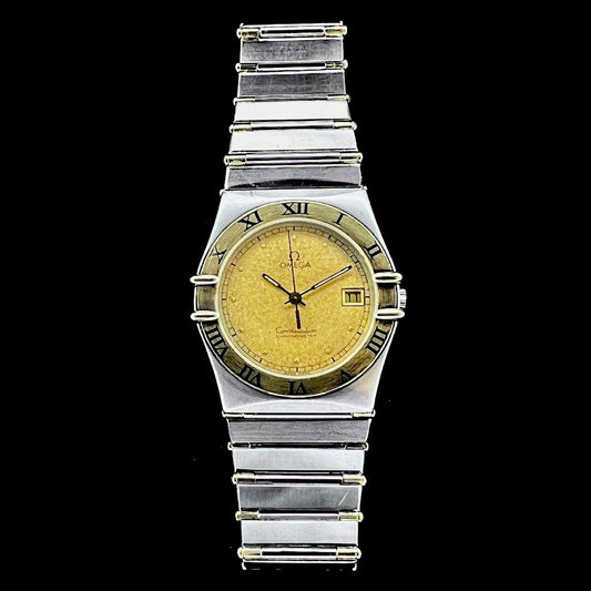 Omega Constellation Date Two Tone