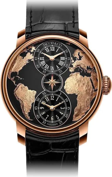 The World Is Yours Dual Time Zone |  Black Jacob & Co.