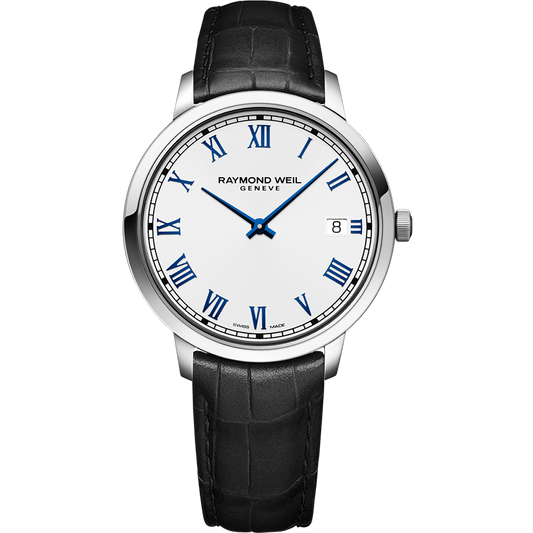 Raymond Weil Toccata Men's Classic White Dial Leather Watch