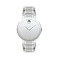Movado Sapphire Mens Stainles Steel Watch