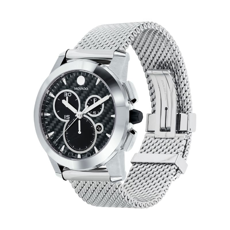 Movado Vizio Mens Stainles Steel Watch