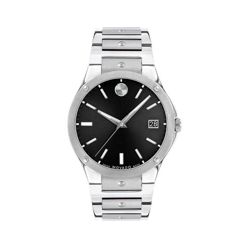 Movado S.E. Mens Stainles Steel Watch