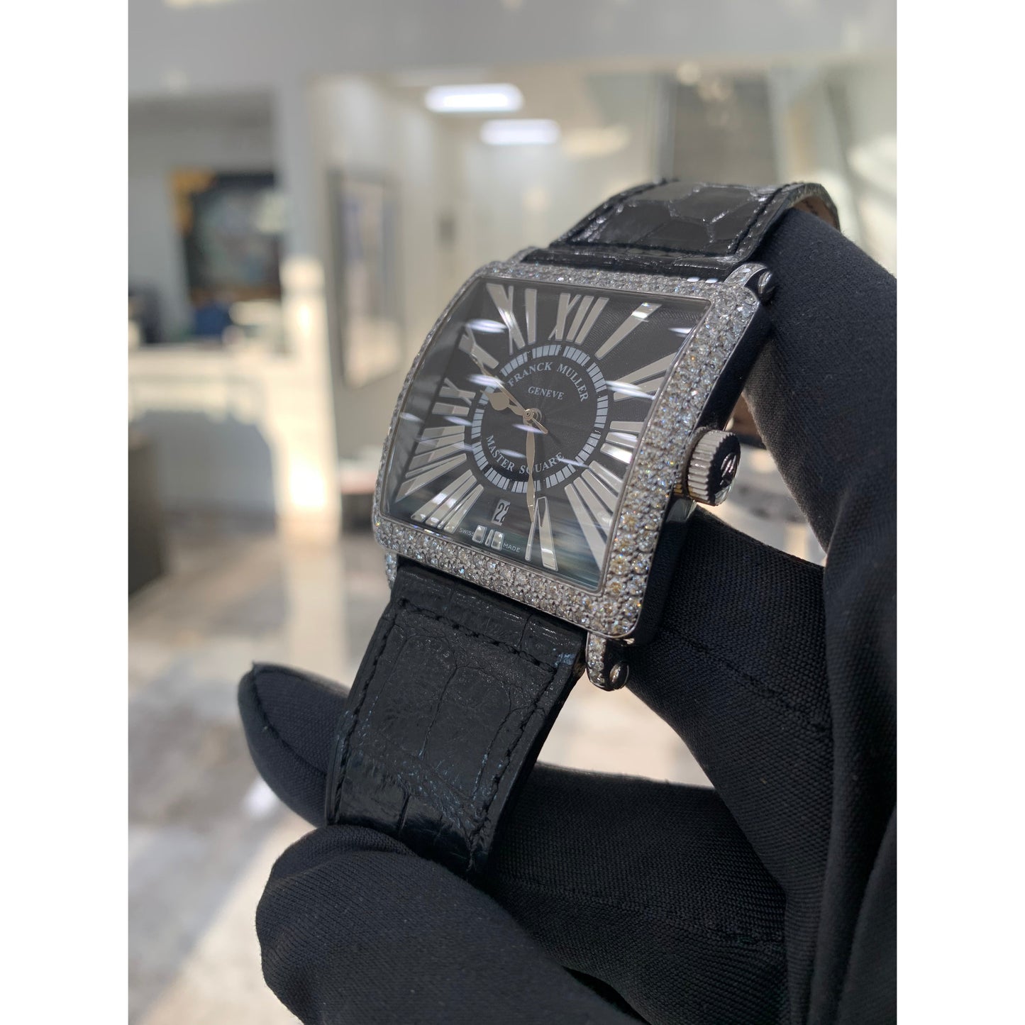 Franck Muller Master Square w/ Diamond Bezel