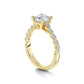 Sasha Primak Contour Cathedral Royal Prong Diamond Engagement Ring