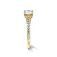 Sasha Primak Pave Diamond Split-Shank Engagement Ring