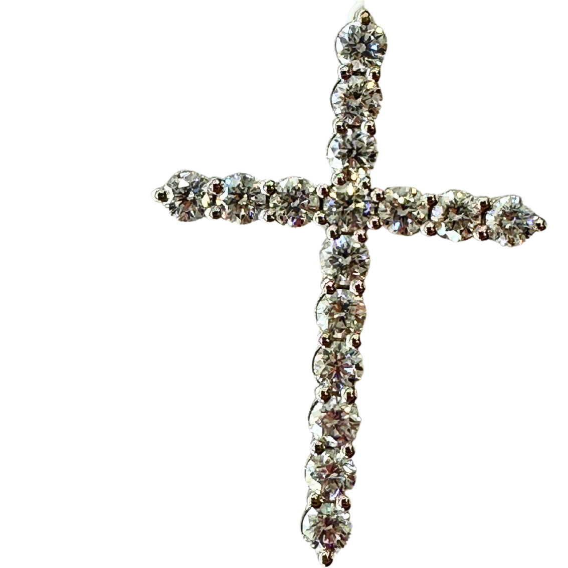 Maddaloni M18K Cross Sliver Pendants