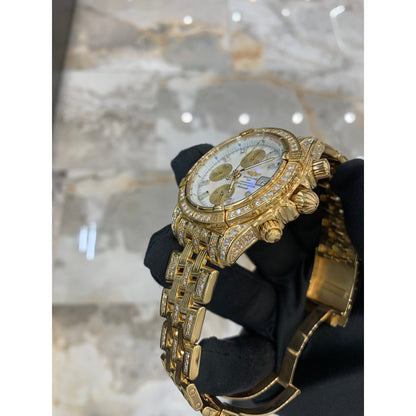 Pre-Owned Breitling Chronometer 6.08ct Limited Edition #20/25 in Yellow Gold