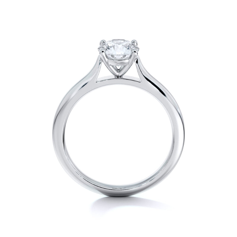 Sasha Primak Thin Contoured Cathedral 4-Prong Solitaire