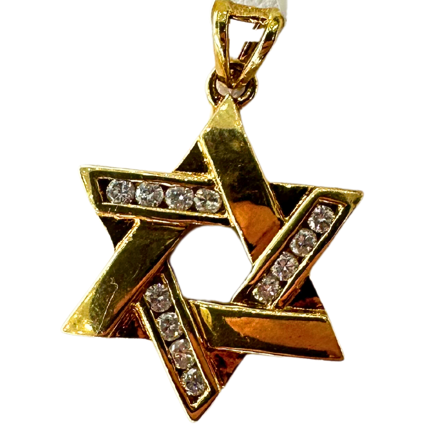 Maddaloni M18K Gold Star Pendant