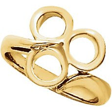 14K Yellow Freeform Ring