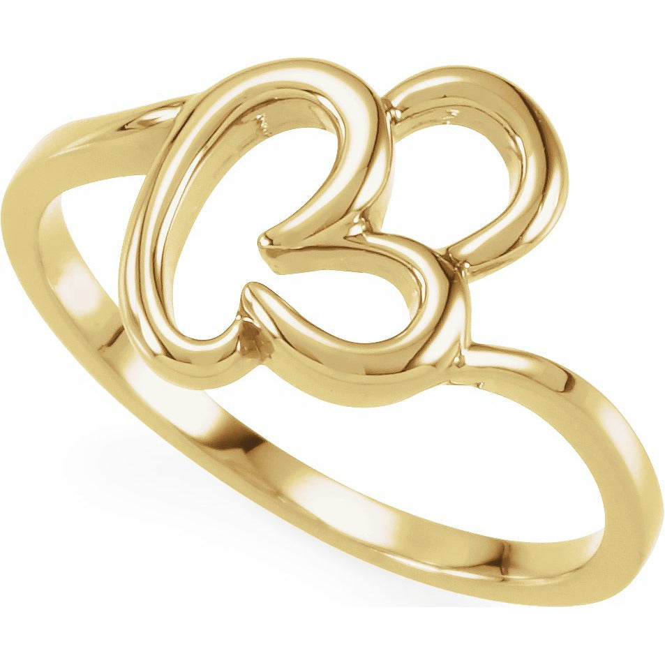 14K Yellow Freeform Remount Ring