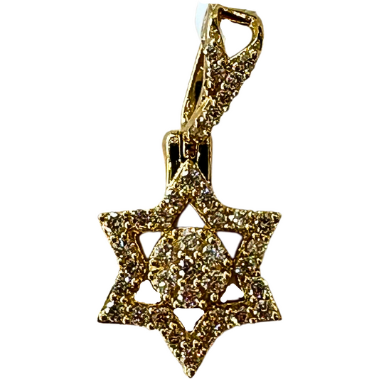 Maddaloni M18K Gold Magen David Pendant