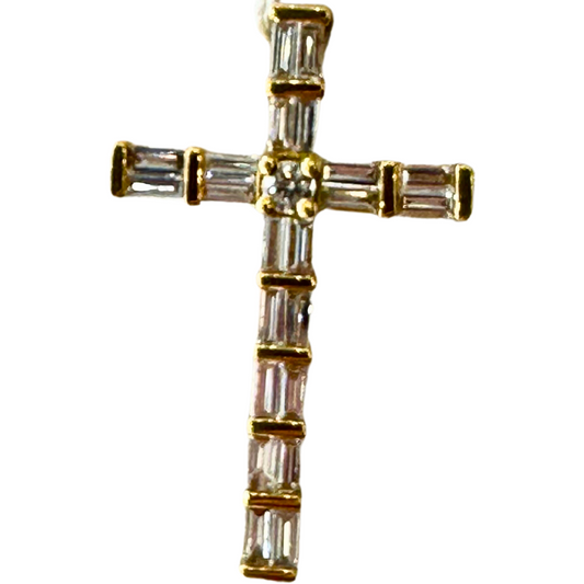 Maddaloni M18K Gold Cross Pendant