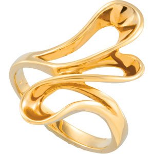 14K Yellow Freeform Ring