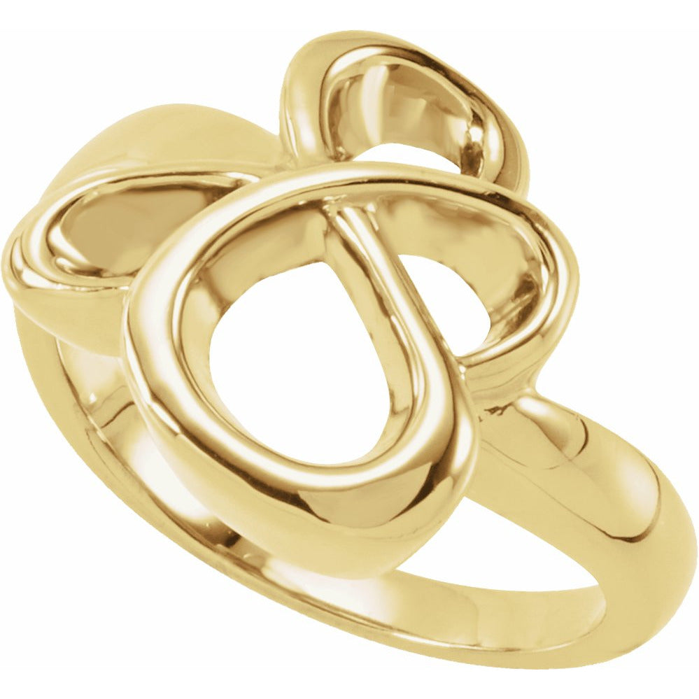 14K Yellow Metal Fashion Ring