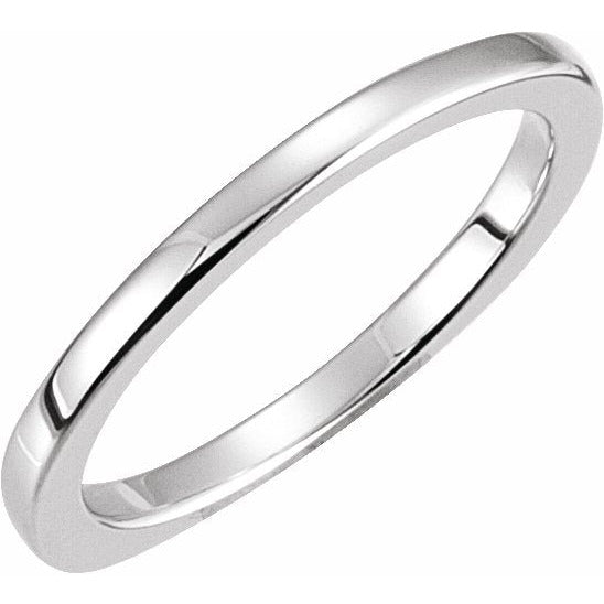 14K White Band
