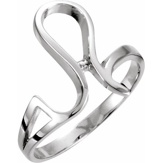 14K White Freeform Remount Ring