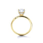Sasha Primak 4-Prong French Pave Set Head Engagement Ring