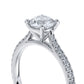 Sasha Primak Thin Contour Cathedral Pave Diamond Engagement Ring
