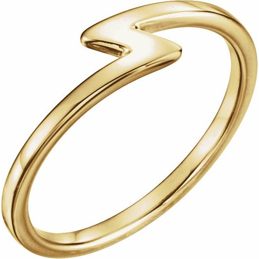 14K Yellow Stackable Ring