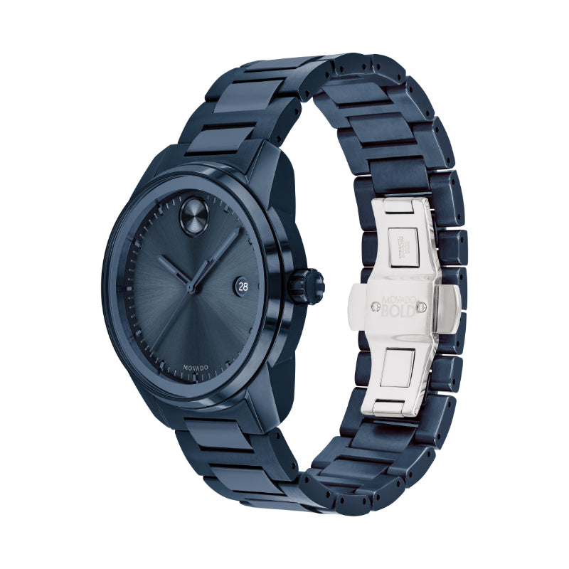 Movado Stainless Steel Bold Verso Mens Watch