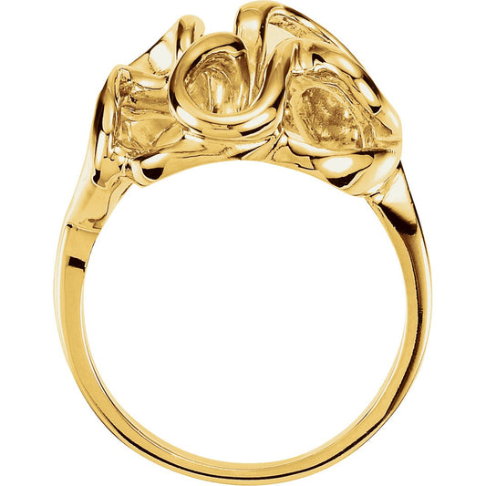 14K Yellow Freeform Ring