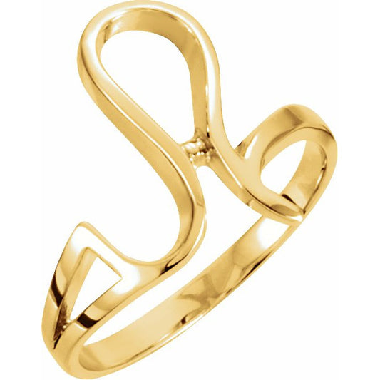 14K Yellow Freeform Remount Ring