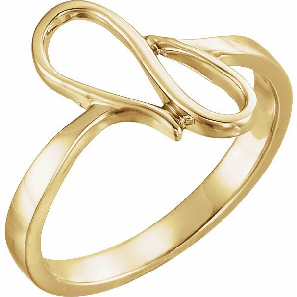 14K Yellow Freeform Ring