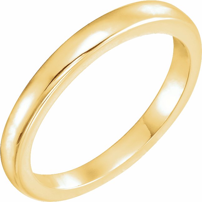 14K Yellow Solstice Solitaireu00ae #10=.75-1.25 CT Tapered Bombu00e9 Matching Band