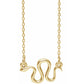 14K Yellow Snake 16-18 Necklace